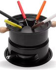 Kit Fondue Premium Preto 13 Peças