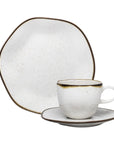 Conjunto de Chá e Sobremesa em Porcelana - 18 peças