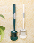 Escova Sanitária de Silicone com Dispenser
