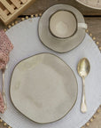 Conjunto de Chá e Sobremesa em Porcelana - 18 peças