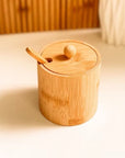 Açucareiro e Saleiro Naturalle em Bambu - 220ml