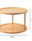 Organizador Rotativo Elegance em Bambu