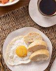 Conjunto 6 pratos Rasos em Porcelana