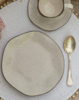 Conjunto 6 pratos Rasos em Porcelana