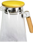 Jarra de Vidro Elegance 1,8L com Tampa de Bambu