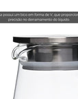 Jarra de Vidro com Tampa em Inox - 1.7 litros