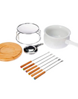 Kit Fondue Premium em Cerâmica – 11 Peças