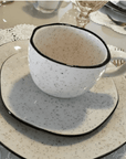 Conjunto de Chá e Sobremesa em Porcelana - 18 peças