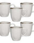 Conjunto 6 Canecas em Porcelana 260ml