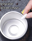 Caneca Térmica de Mistura Automática em Aço Inoxidável 400ml - Casa Práticos e Funcionais
