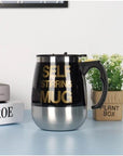 Caneca Térmica de Mistura Automática em Aço Inoxidável 400ml - Casa Práticos e Funcionais