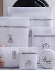 Conjunto 6 Sacos Protetores para Lavar Roupas Delicadas - Casa Práticos e Funcionais