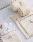 Conjunto 6 Sacos Protetores para Lavar Roupas Delicadas - Casa Práticos e Funcionais