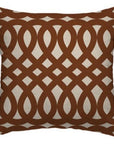 Kit 3 Capas de Almofada Abstrato Marrom em Linho 45x45cm - Casa Práticos e Funcionais
