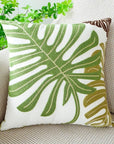 Kit 3 Capas de Almofada Bordada Natureza Verde - Casa Práticos e Funcionais