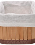 Kit 3 Cestos Organizadores de Bambu Multiuso - Casa Práticos e Funcionais