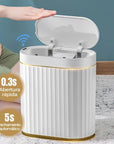 Lixeira Elegance Automática com Sensor Inteligente 7 litros - Casa Práticos e Funcionais