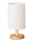 Luminária de Mesa Clássica Madeira - Cabo USB - Casa Práticos e Funcionais
