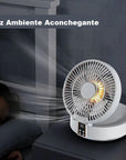 Ventilador Portátil Mesa e Parede com Controle Remoto - Casa Práticos e Funcionais