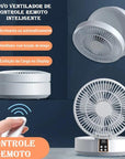 Ventilador Portátil Mesa e Parede com Controle Remoto - Casa Práticos e Funcionais