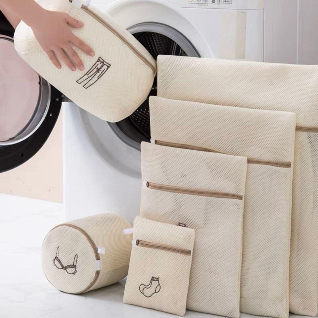 Conjunto 6 Sacos Protetores para Lavar Roupas Delicadas - Casa Práticos e Funcionais