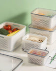 Kit 3 Potes Herméticos Organizadores para Geladeira - Casa Práticos e Funcionais