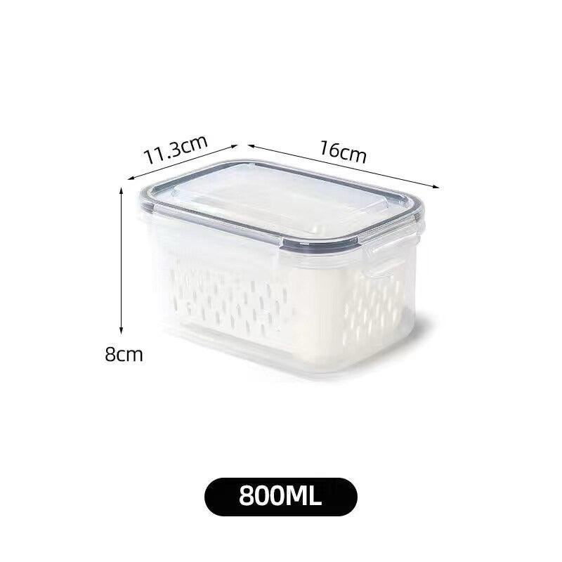 Kit 3 Potes Herméticos Organizadores para Geladeira - Casa Práticos e Funcionais