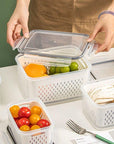 Kit 3 Potes Herméticos Organizadores para Geladeira - Casa Práticos e Funcionais