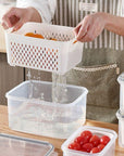 Kit 3 Potes Herméticos Organizadores para Geladeira - Casa Práticos e Funcionais