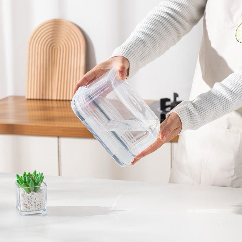 Kit 3 Potes Herméticos Organizadores para Geladeira - Casa Práticos e Funcionais