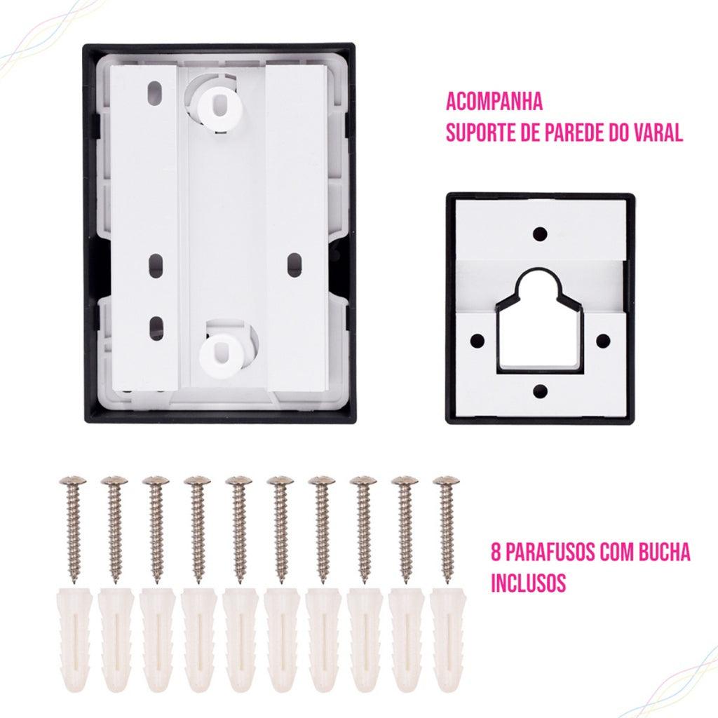 Varal Retrátil Prático e Funcional com Fio de Aço Inoxidável - Suporta Até 20kg - Casa Práticos e Funcionais